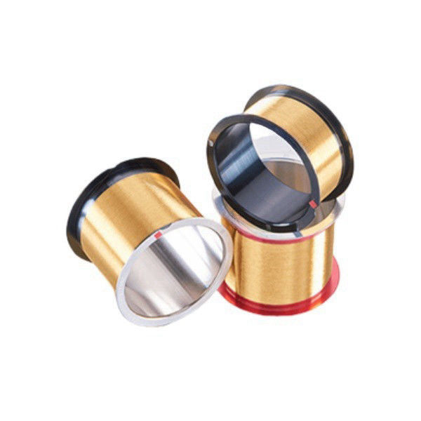 99.999% نقاء 0.01mm قطر سلك ربط ذهبي رفيع للغاية لتطبيقات السيارات والفضاء