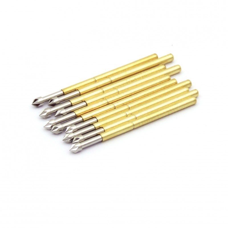 مسبار اختبار الربيع بطول 24.5 ملم وقطر إبرة 1.5 ملم لاختبار الـ 4 ملم لـ Full Stroke PCB