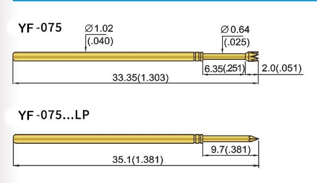 مسبار اختبار زنبركي نحاسي متين عالي التوصيل لاختبار دقيق لتطبيقات تكنولوجيا المعلومات والاتصالات