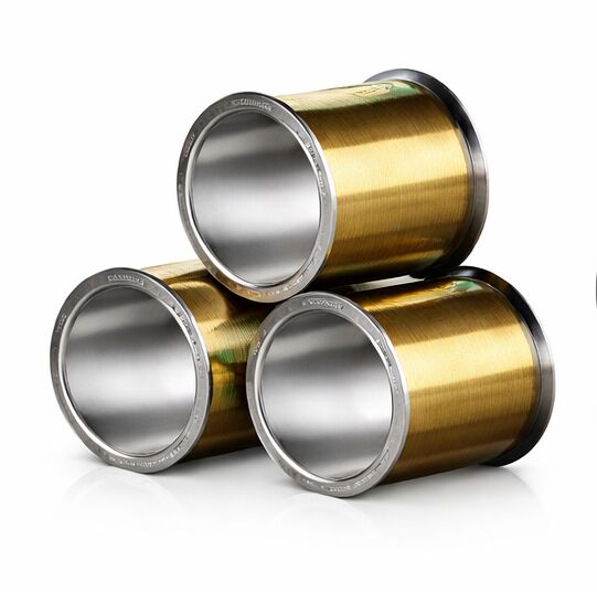 أسلاك ربط فضية مطلية بالذهب مصنع 15μm 18μm 20μm 25μm أسلاك فائقة الدقة